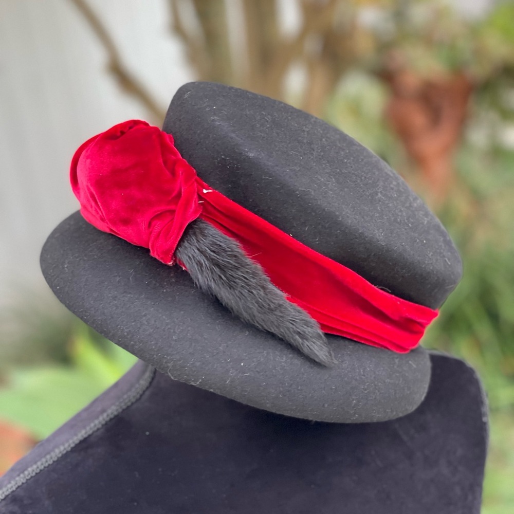 👒 Gorgeous Vintage 1920s Downton Abbey Style Cloche Hat 👒
